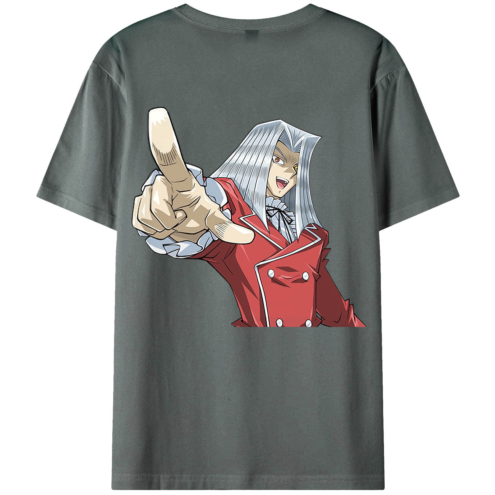 （画像用） 遊☆戯☆王 Yu-Gi-Oh! 綿100％ メンズ半袖Tシャツ（バックプリント） 通気性